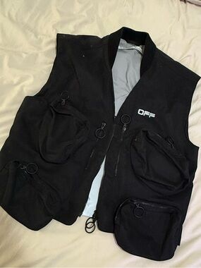 Off-White Black Multi-Pocket Utility Vest